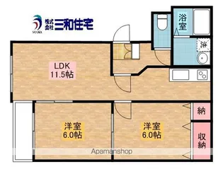 SIGLO21 B【1階】の間取り